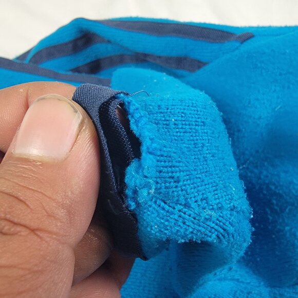 Adidas Adults Medium Blue Track Sweater Casual Outdoors Athletic Long Sleeve - Picture 7 of 11